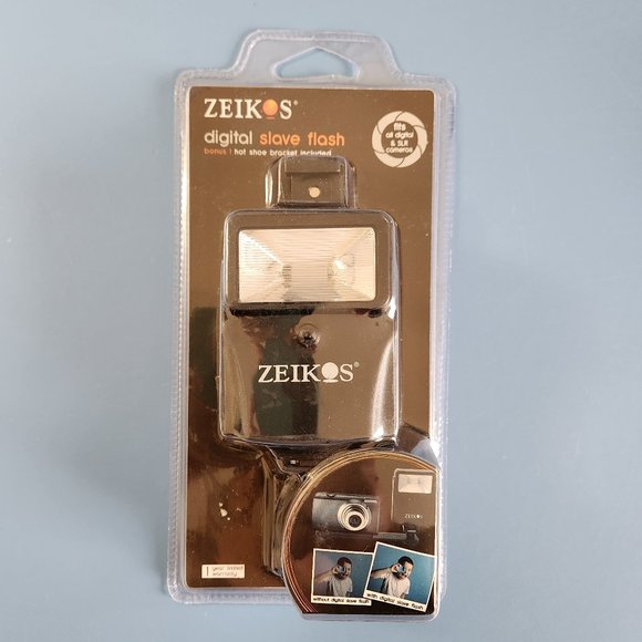 DIGITAL FLASH WITH BRACKET, DSLR, POINT & SHOOT CAMERA, PHOTO - Picture 1 of 8